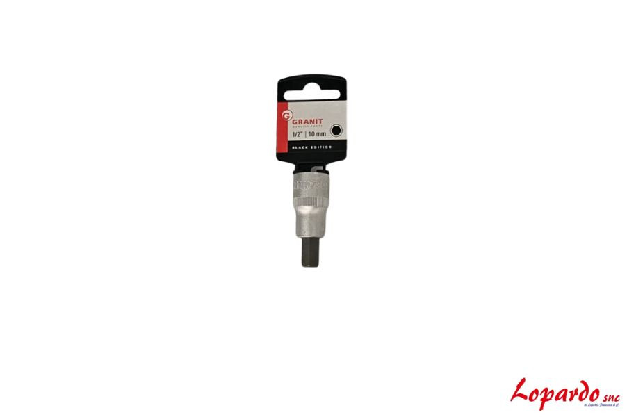 Bussola esagono 1/2", corta 10 mm