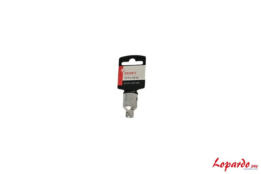 Adattatore 1/2”, 1/2"F x 3/8"M Granit black...