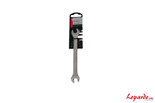 Chiave a forchetta doppia, 10x11 mm Granit black edition
