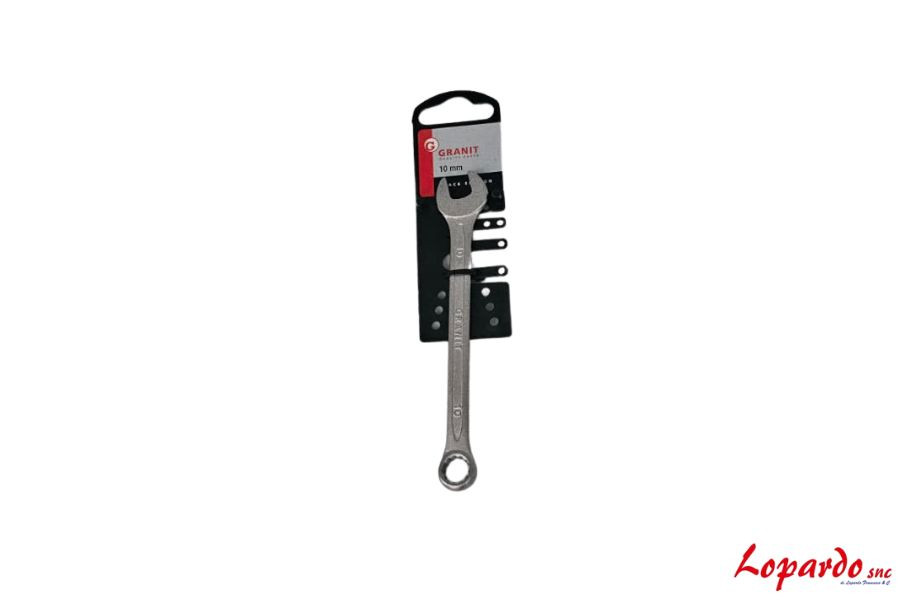 Chiave combinata, piegata, 10 mm Granit black...
