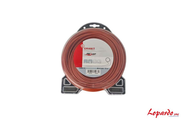 Filo per decespugliatore Granit rotondo Ø 2,7 - 72m