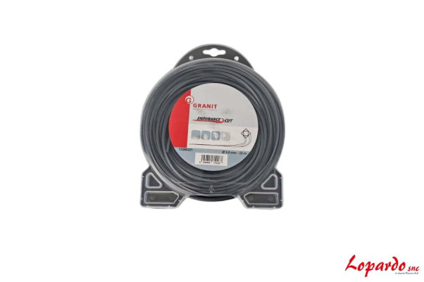 Filo per decespugliatore Granit quadrato Ø 3,0 - 22m