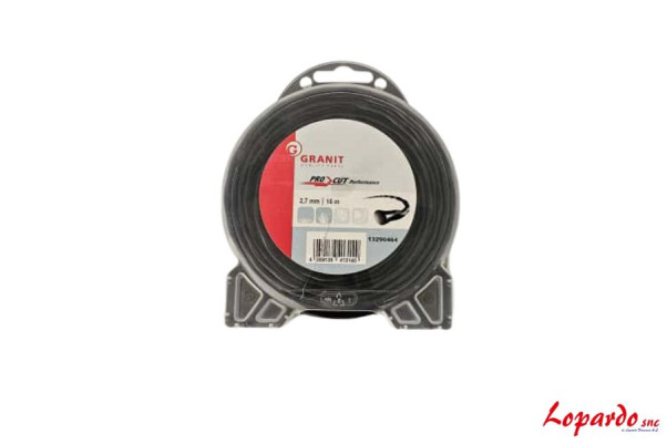 Filo per decespugliatore Granit a spirale Ø 2,7 - 15m