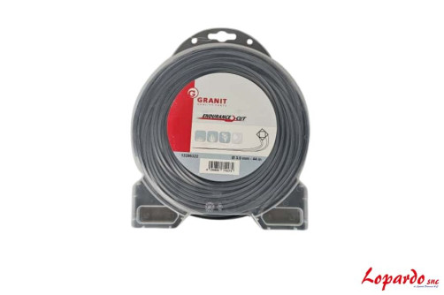 Filo per decespugliatore Granit quadrato Ø 3,0 - 22m