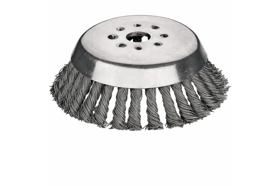 Spazzola conica premium in metallo