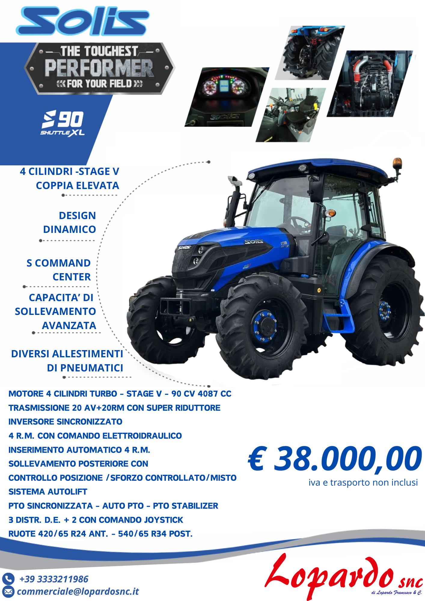 Promozione Solis 90 Cabinato