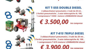 Offerta Kit completi per la raccolta delle olive