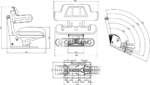 Sedile t/60586 ad inclinazione variabile Cermag - immagine 2
