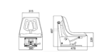 Sedile Ts49100gp con sospensione meccanica Kramp - immagine 2